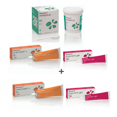 Zetaplus komplet kondenzacionih silikona + Oranwash + Indurent