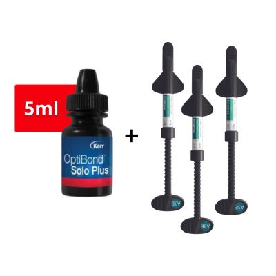 3x Kerr Harmonize tuba + Veliki OptiBond Solo plus 5ml