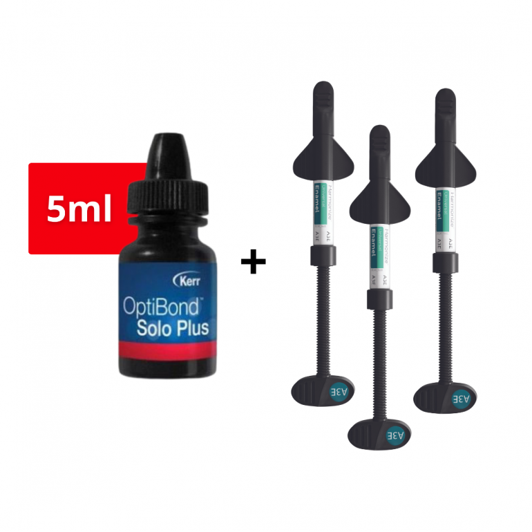 3X Kerr Harmonize Tuba + Veliki Optibond Solo Plus 5Ml