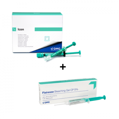 DMG Icon vestibular za uklanjanje belih mrlja + Flairesse gel za izbeljivanje
