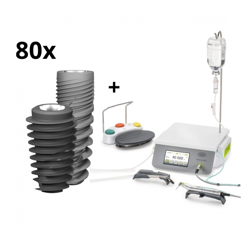 Etk Implantat X80 + Gratis Implant Med Si-1023 + Kolenjak Ws-75Lg