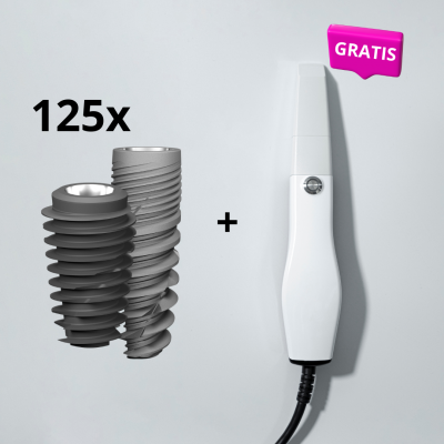 ETK implantat x125 + GRATIS Panda P3 intraoralni skener