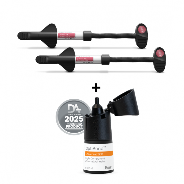 Kerr Optishade Tuba X2 + Optibond Universal 360