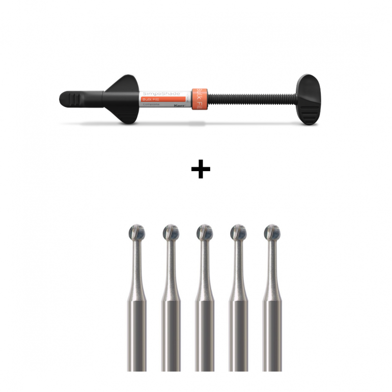 Kerr Simplishade Bulk Fill + 5X Karbidni Borer Za Kolenjak