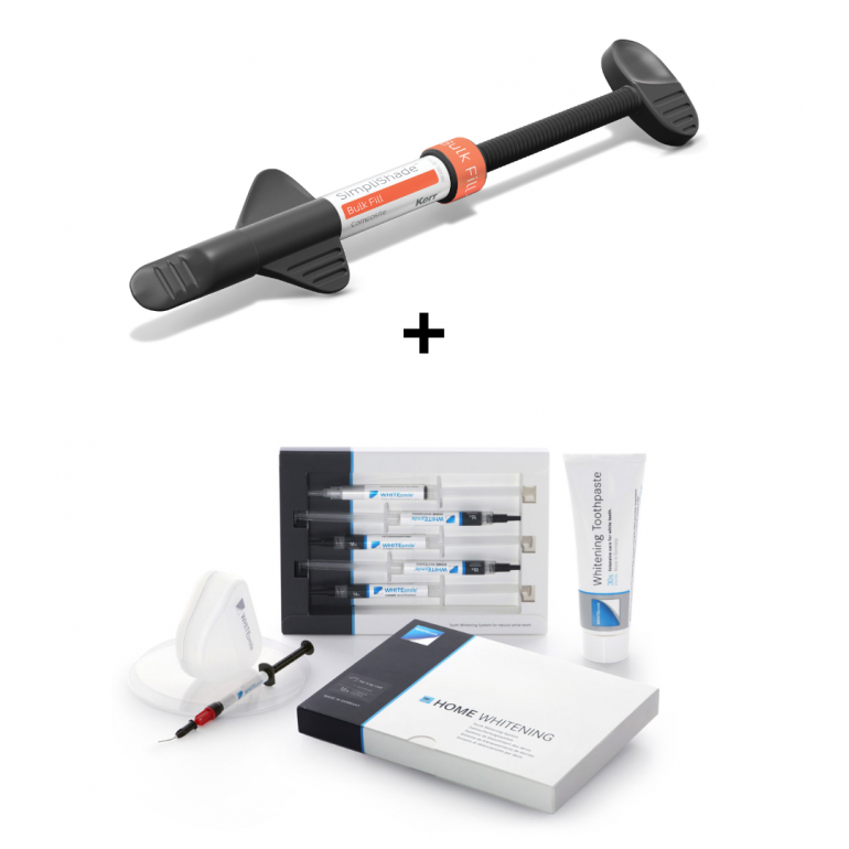Simplishade Bulk Fill Tuba + White Smile Home Whitening Set Simplishade Bulk Fill Tuba + White Smile Home Whitening Set