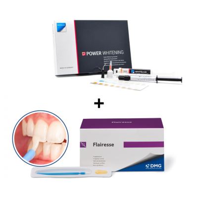 White Smile Power whitening 40% set + 20x Flairese unidoza 