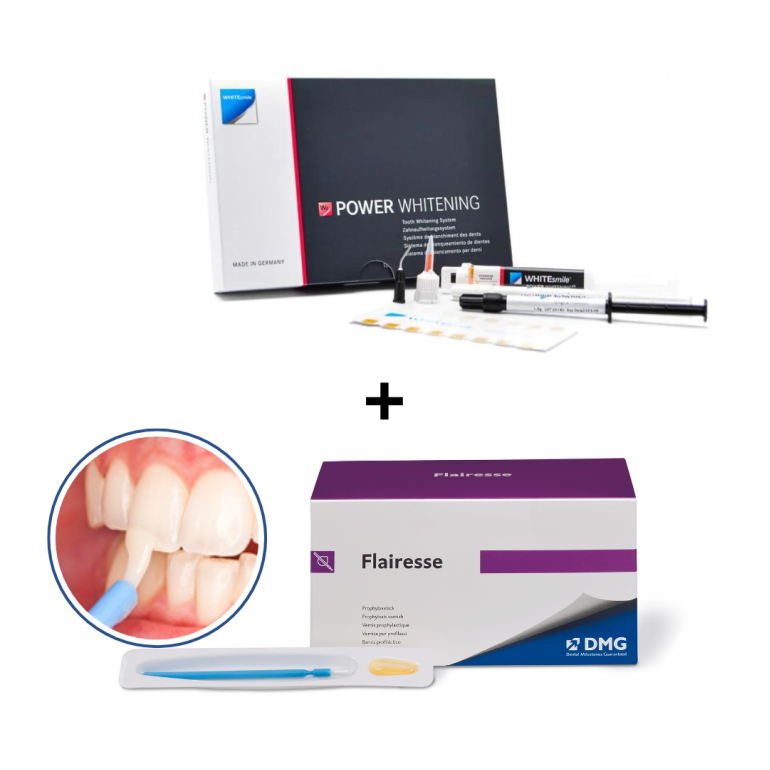 White Smile Power Whitening 40% Set + 20X Flairese Unidoza White Smile Power Whitening 40% Set + 20X Flairese Unidoza