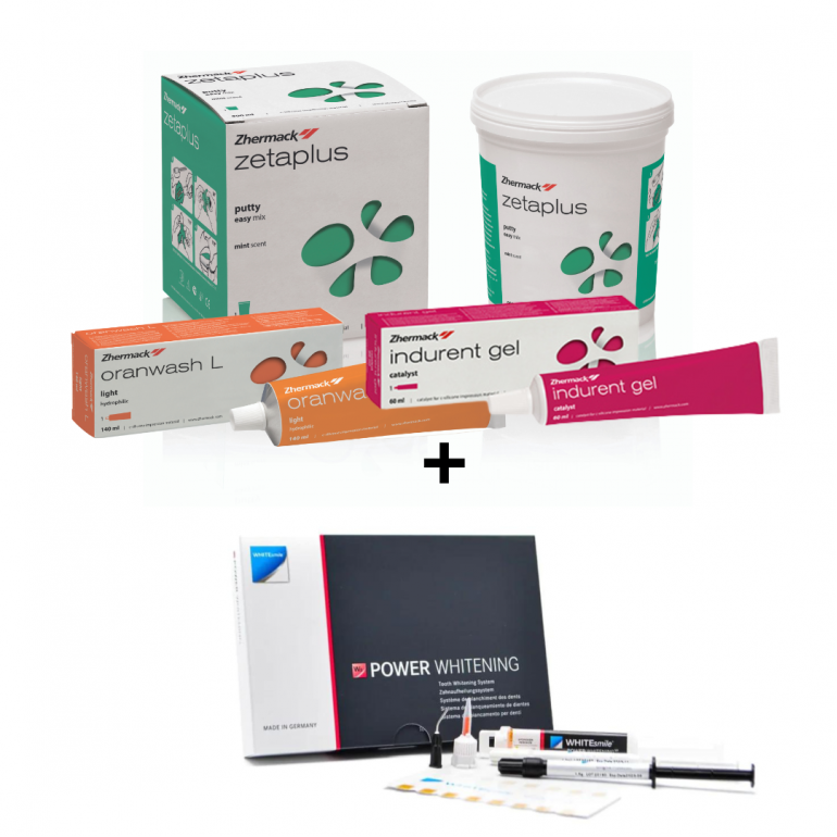 Zetaplus Komplet Kondenzacionih Silikona + White Smile Power Whitening Set