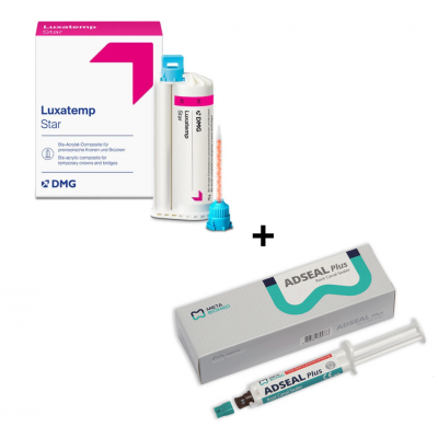 Luxatemp Star za izradu privremenih kruna + Adseal Plus za definitivno punjenje kanala