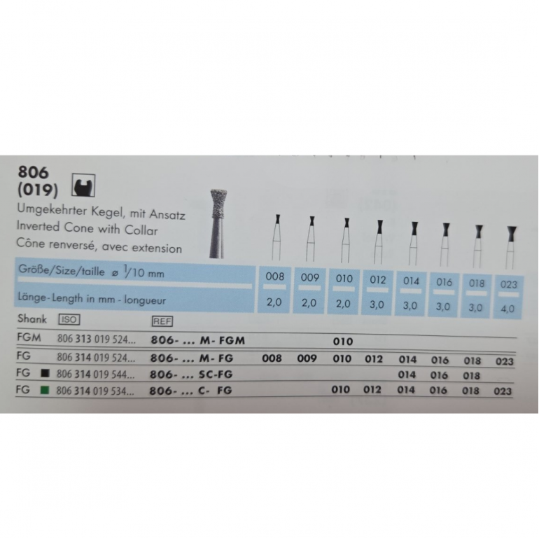 Borer Dijamant Za Turbinu 806