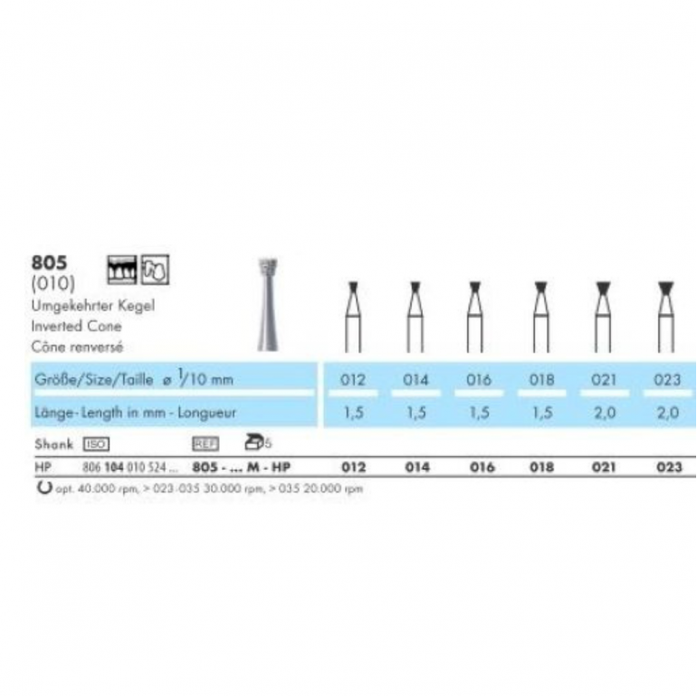 Borer Dijamant Za Nasadnik Obrnut Konus 805