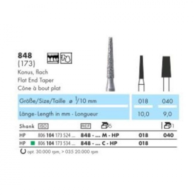 Borer dijamant za nasadnik 848 018