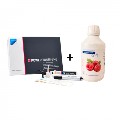 White Smile Power Whitening set + Monoflow puder