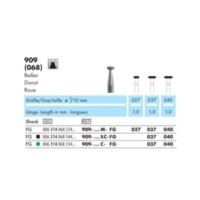 Borer dijamant za turbinu 909 040