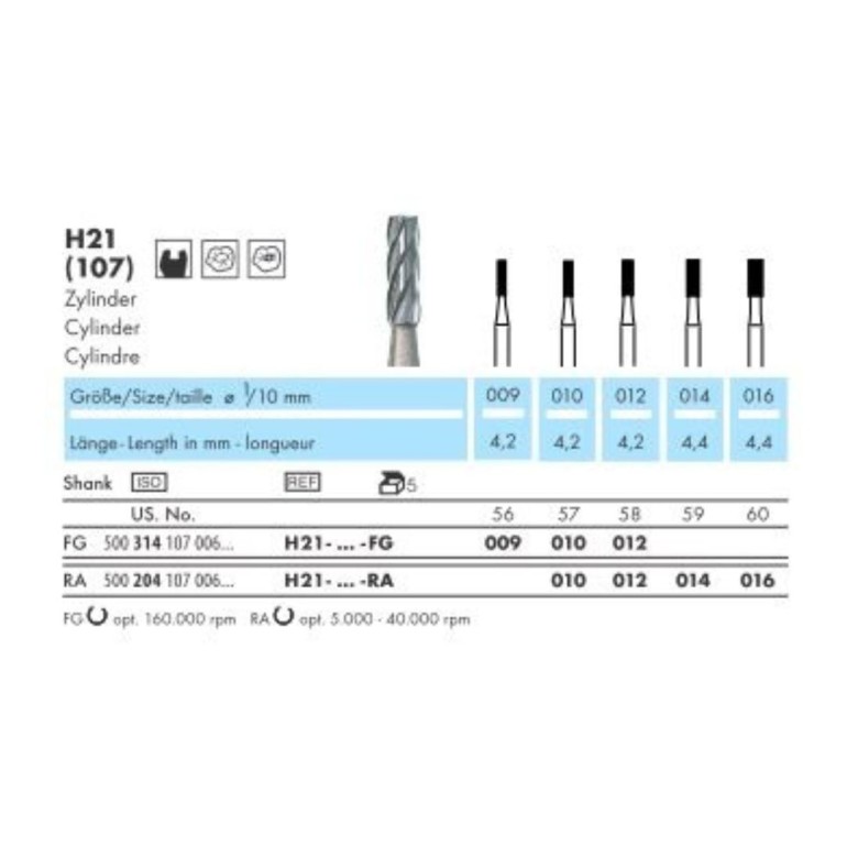 Karbidni Borer Za Kolenjak - Fisurni 21