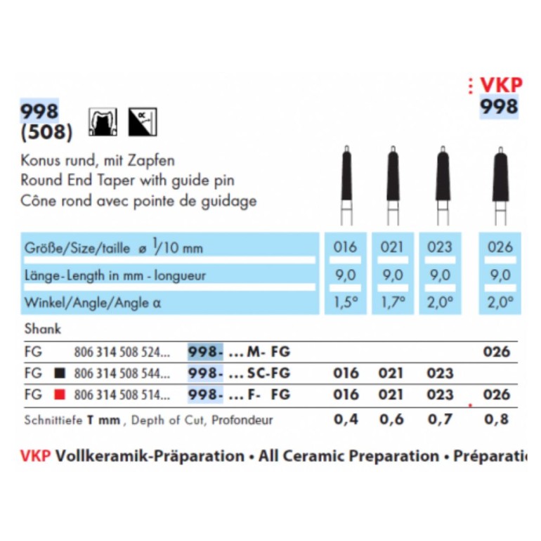 Borer Dijamant Za Turbinu 998 Sa Pinom