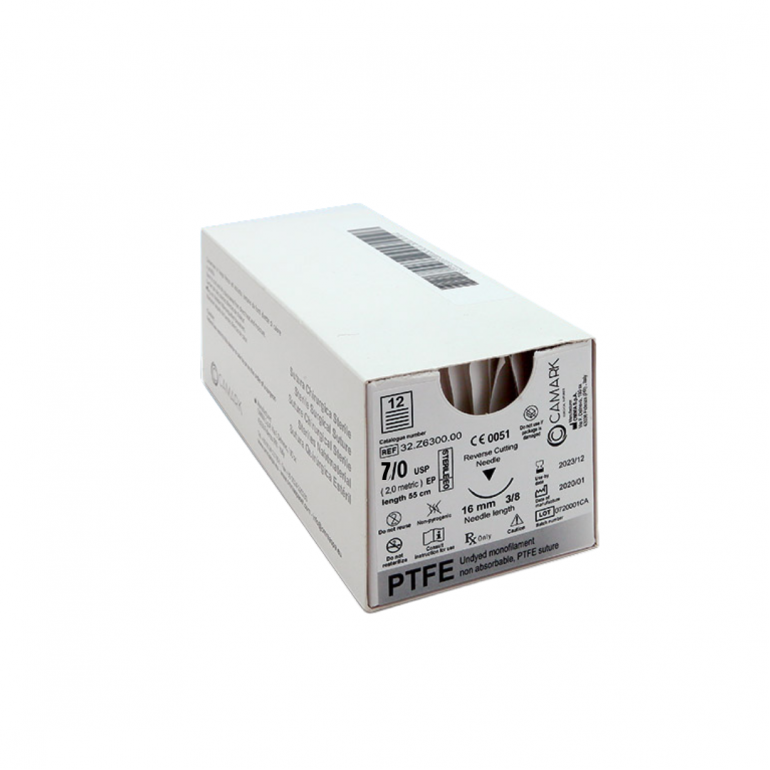 Hirurški Konac Ptfe 7/0 3/8 10Mm