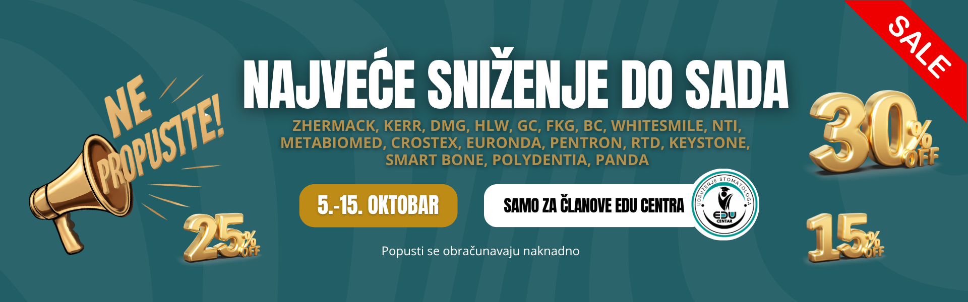 Akcije EDU članovi